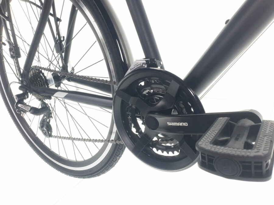 Cadru și lanț bicicletă Shimano, vedere laterală.