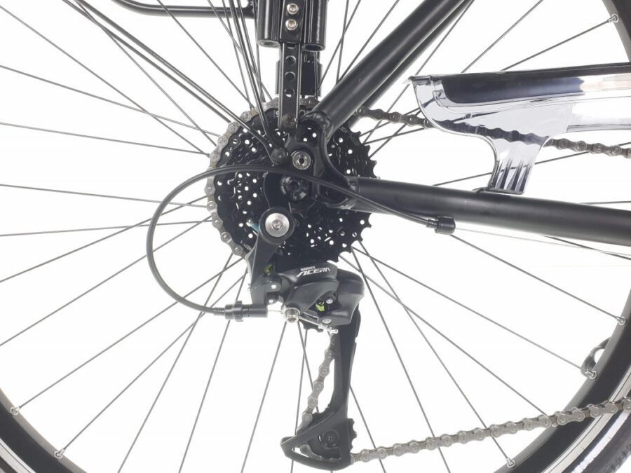 Schimbător spate bicicletă Shimano pe roata din spate