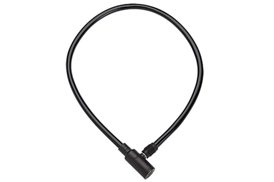 Cablu de securitate bicicletă negru