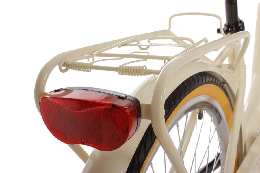 Portbagaj bicicletă cu stop roșu, detaliu spate