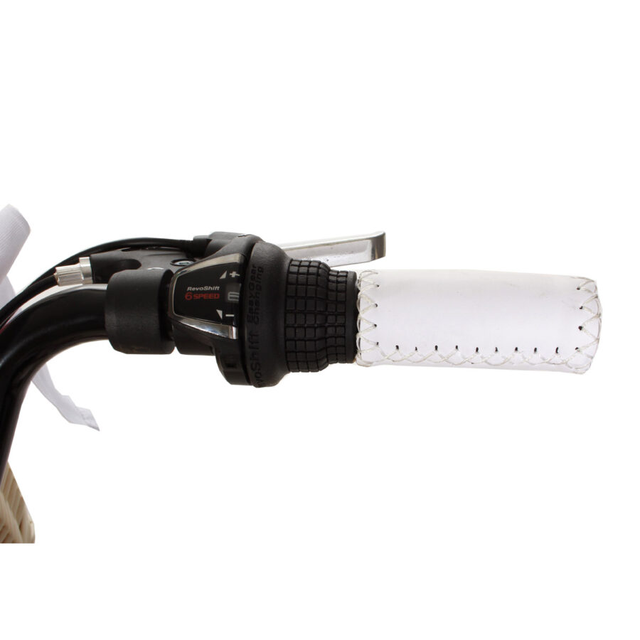 Mâner bicicletă cu schimbător viteze RevoShift Shimano.