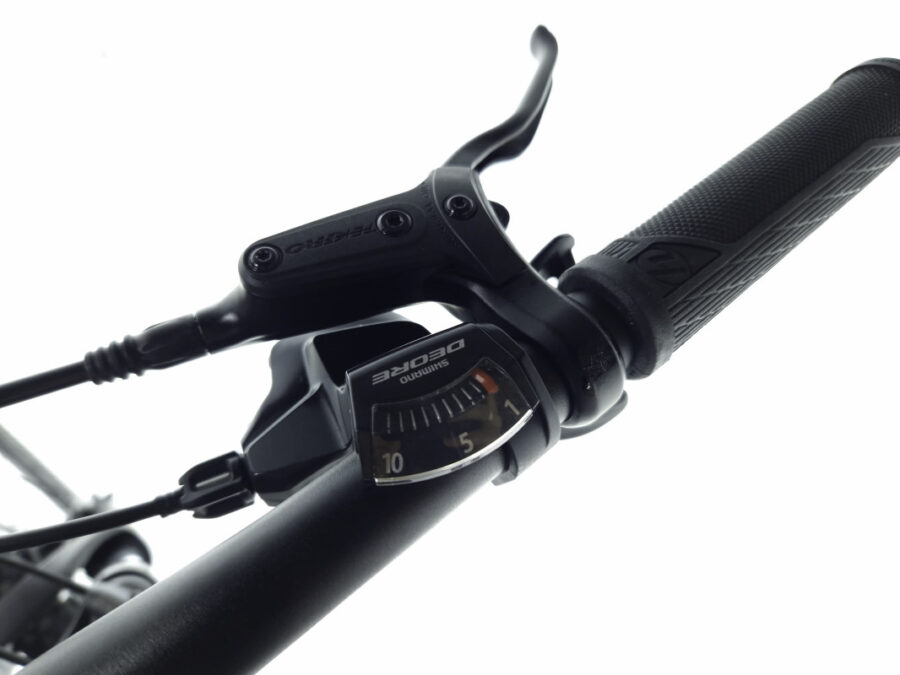 Mânere și schimbător bicicletă Shimano Deore