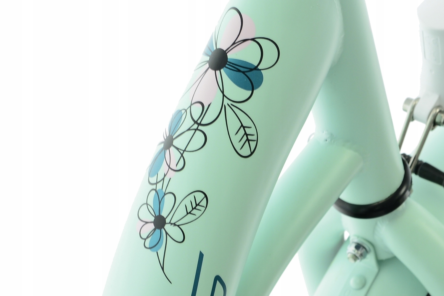 Bicicleta copii Kands Diana 20'', 100-140 cm, 1 viteza, Mentă - imagine 2