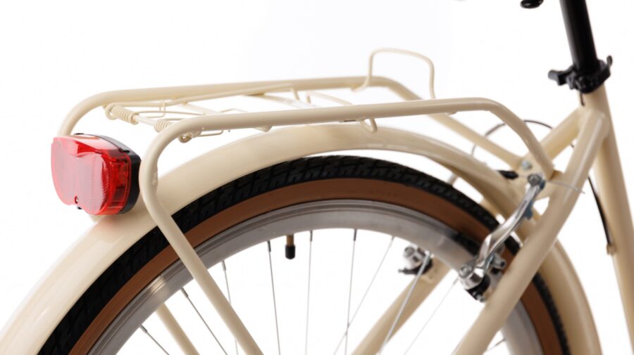 Portbagaj bicicletă cu stop roșu