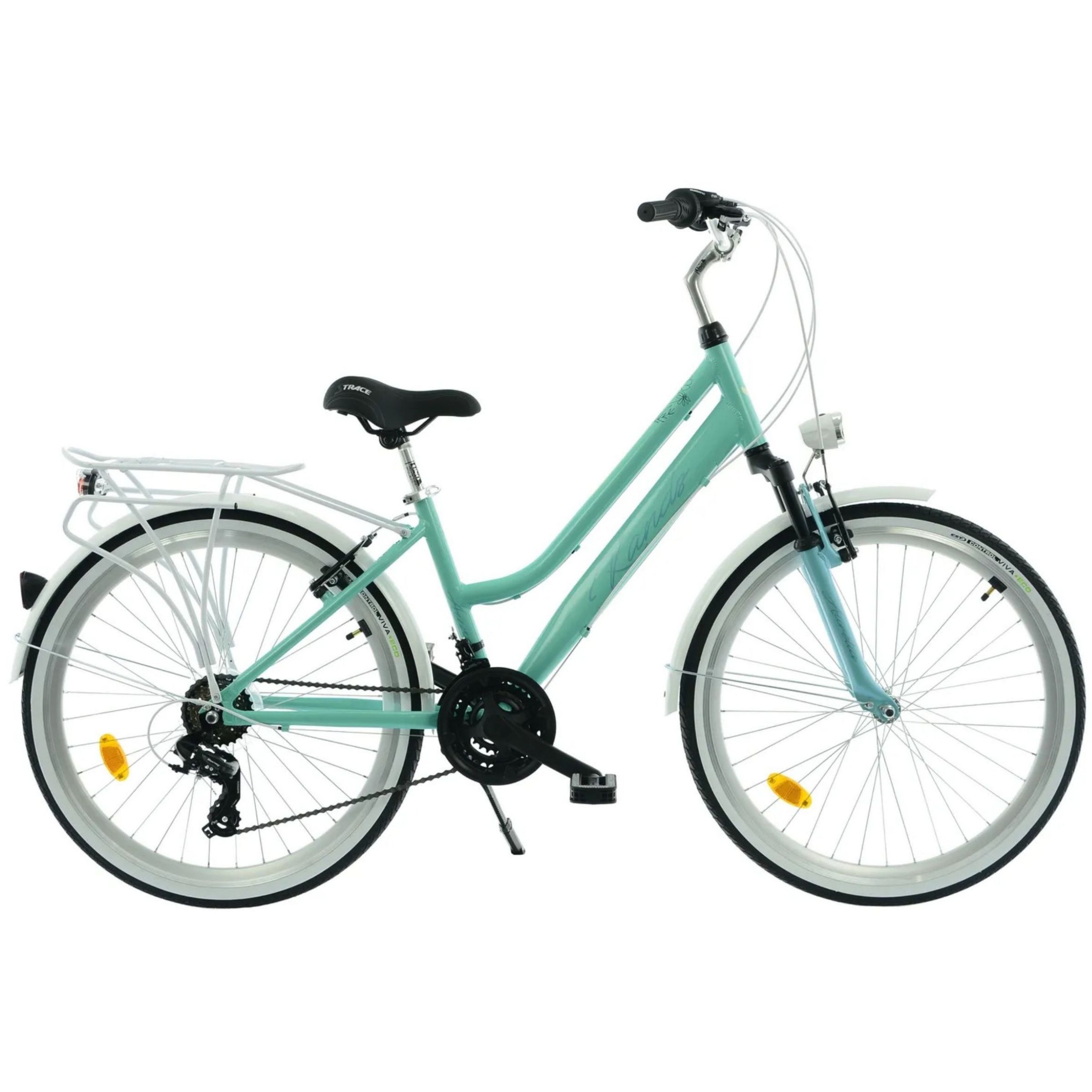 Bicicleta Kands Aurelia Aluminiu 26", 140-160 cm, 18 viteze, Menta