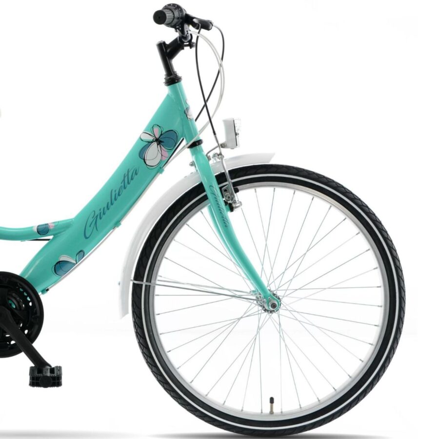 bicicleta copii kands giulietta 24", 130 165 cm, 18 viteze, menta