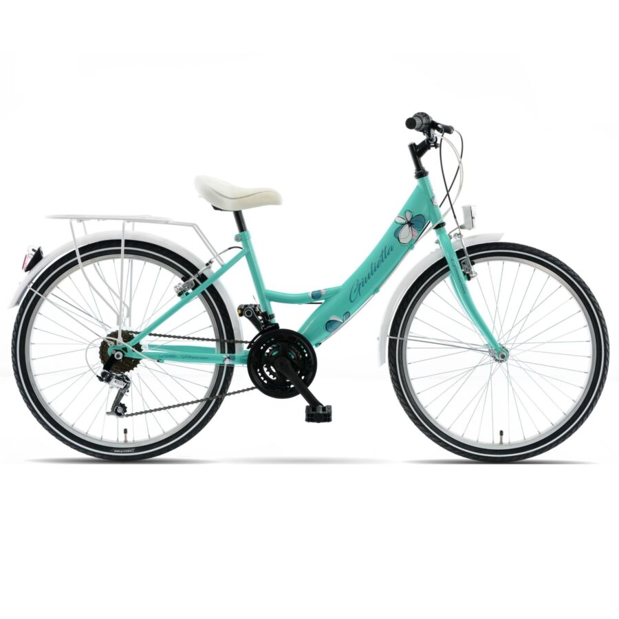 bicicleta copii kands giulietta 24", 130 165 cm, 18 viteze, menta