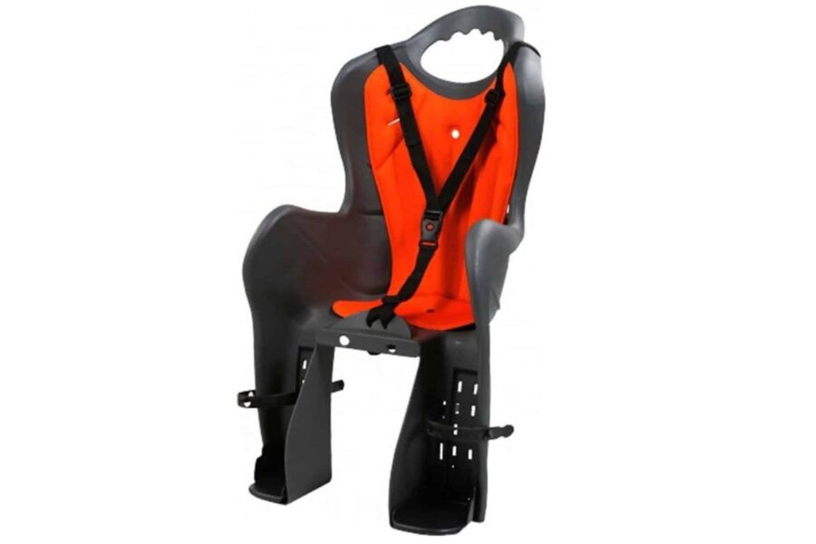 Scaun bicicletă pentru copii, sigur și confortabil.