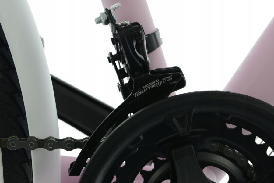 Detaliu sistem transmisie bicicletă Shimano Tourney TZ.