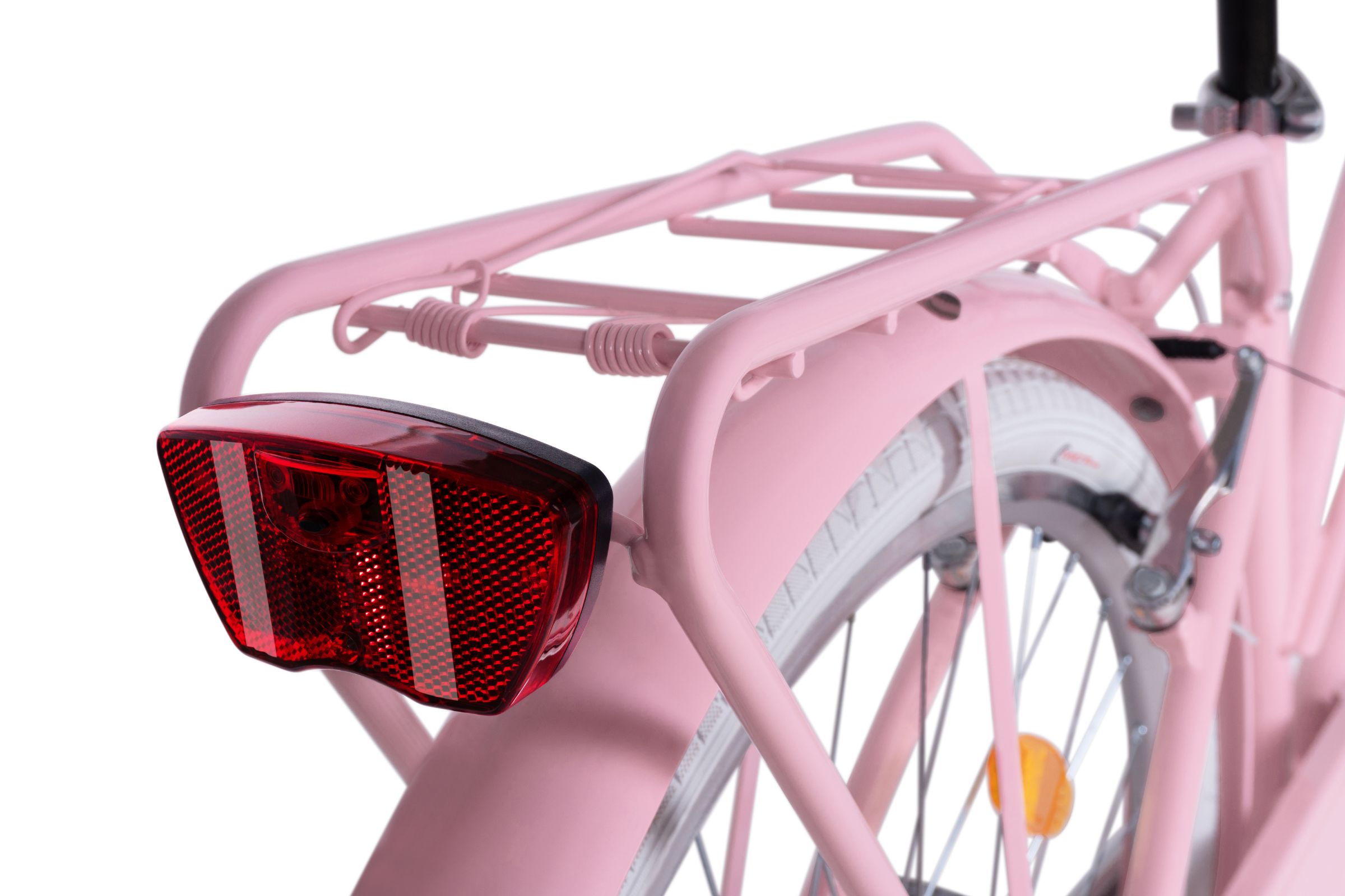 Bicicleta dama Cruiser Davi Bianca, Aluminiu, 7 viteze, 28", 160-185 cm, Roz - imagine 3