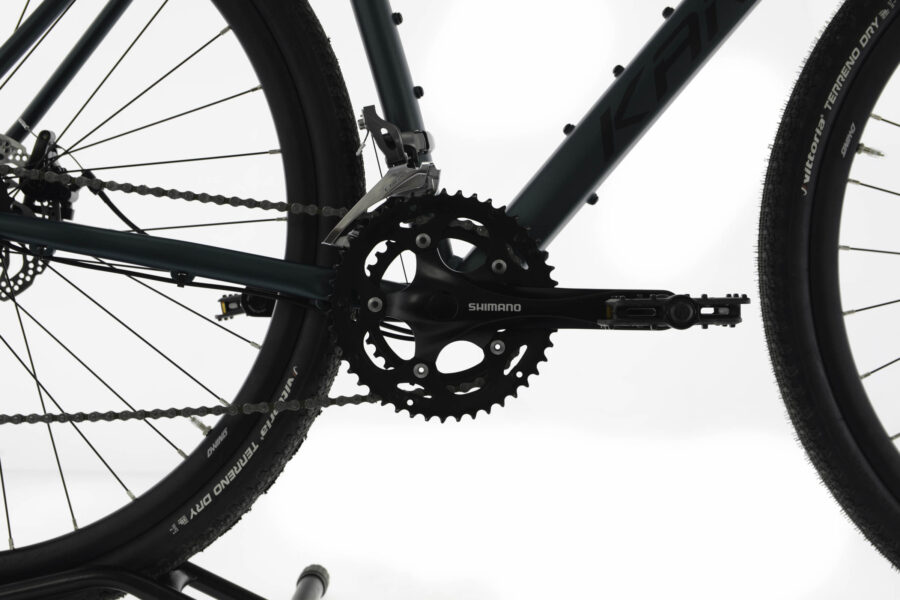 Lanț și foaie bicicletă Shimano, detalii laterale.