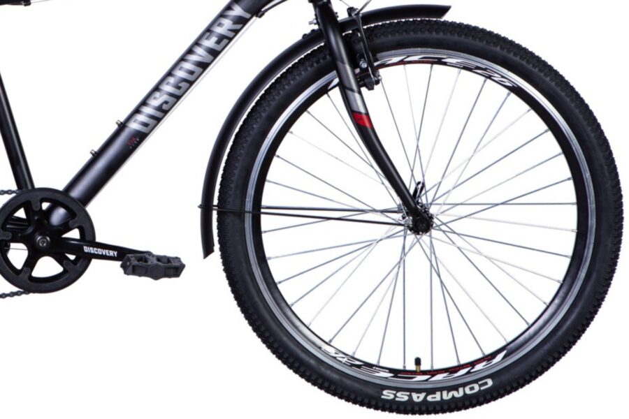 Bicicletă mountain bike cu cadru negru