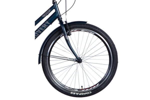 Roată bicicletă montană cu anvelopă neagră