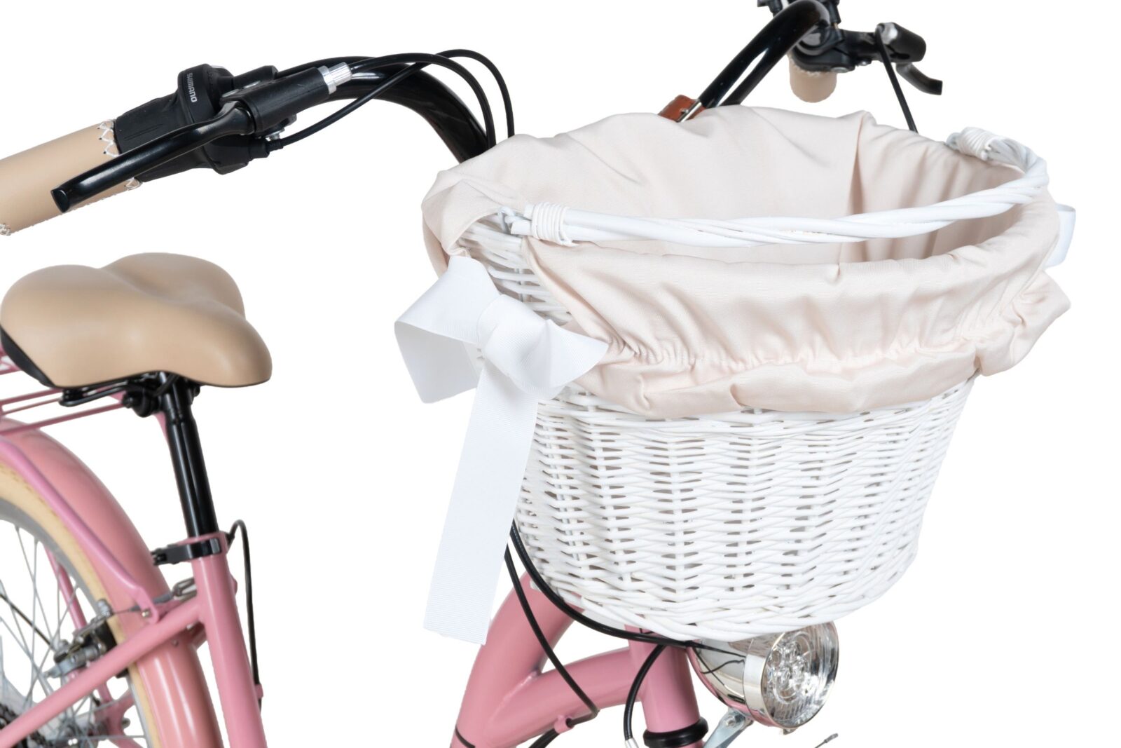 bicicleta copii davi amelia 24", 130 165 cm, 7 viteze, roz/crem