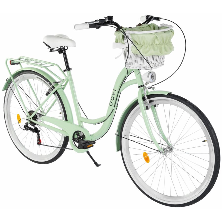 bicicleta dama davi emma 7 viteze, 28", 160 185 cm , verde