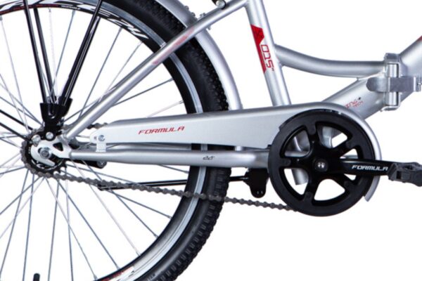 Cadru bicicletă Formula cu lanț și pinioane.