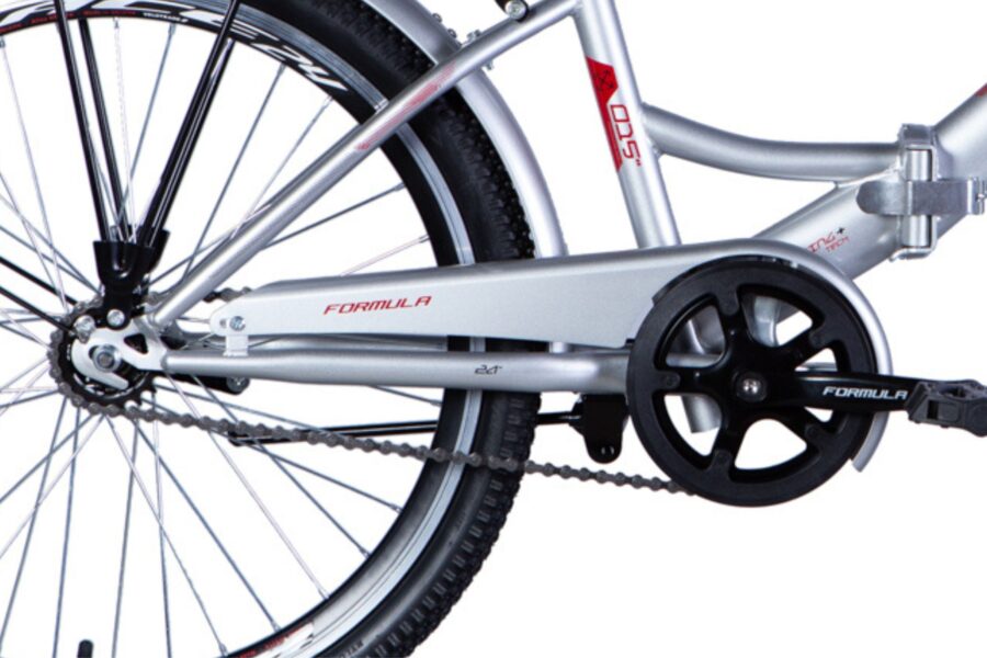 Cadru bicicletă Formula cu lanț și pinioane.