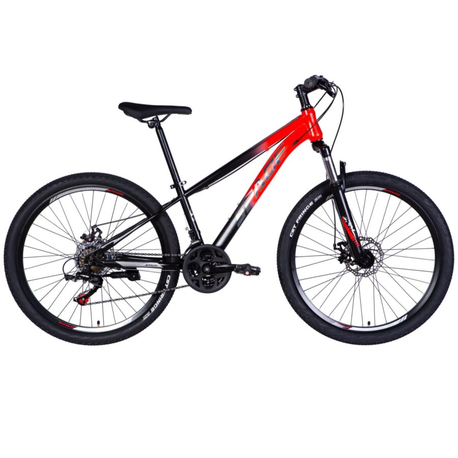bicicleta mtb mars 26", 145 170 cm, 21 viteze, roşu/negru