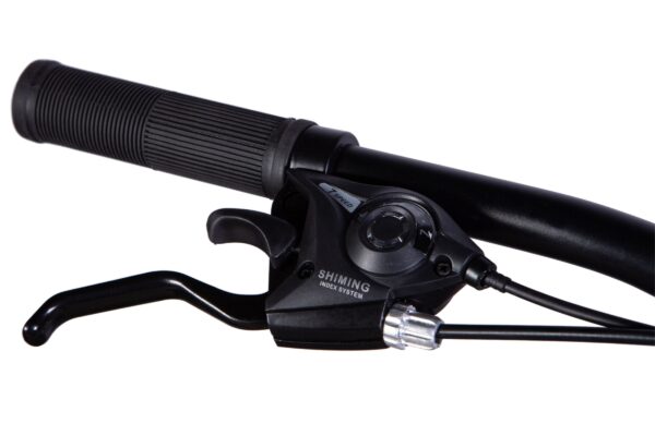 Maneta schimbător viteze bicicletă neagră