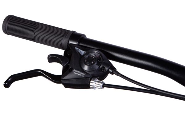 Mâner bicicletă cu schimbător viteze și manetă frână