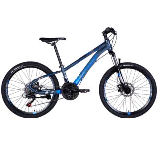Bicicleta copii Mercury Aluminiu 24", 130-160 cm, 21 viteze, Albastru