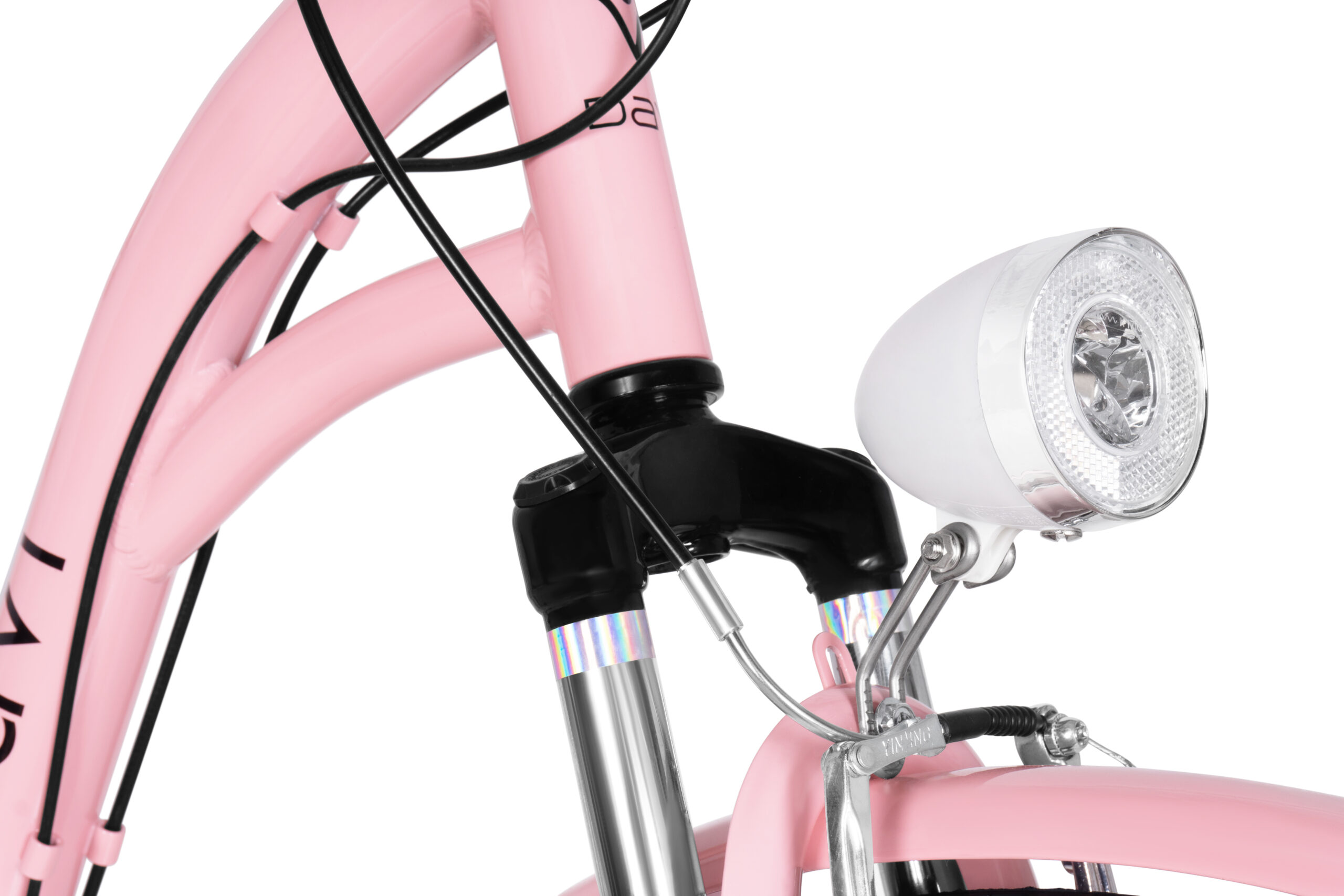 Bicicleta dama Davi Maria Aluminiu, 28", 160-185 cm, 7 viteze, Roz - imagine 10