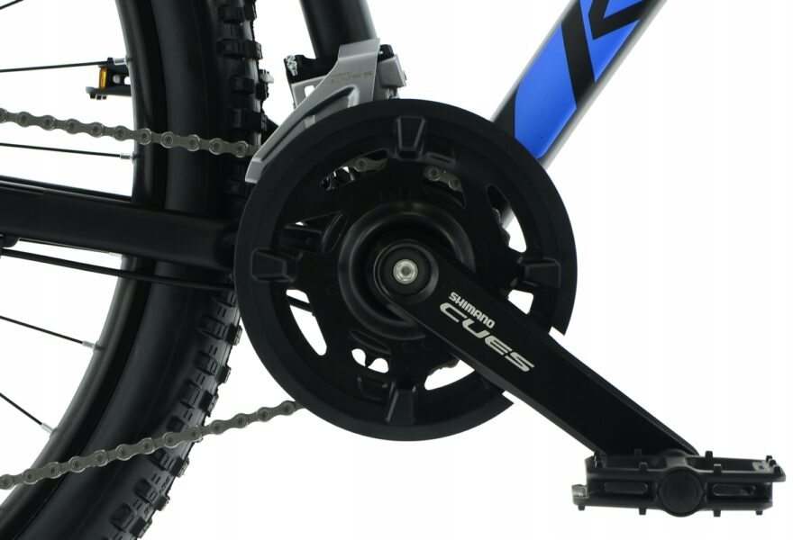 Mecanismul de pedalare al unei biciclete moderne.