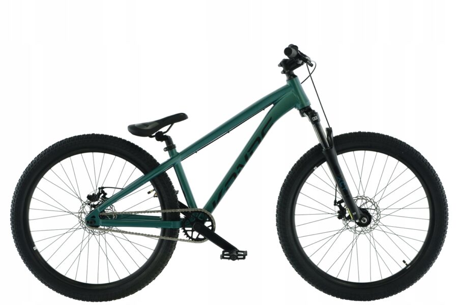 Bicicletă mountain bike de culoare verde