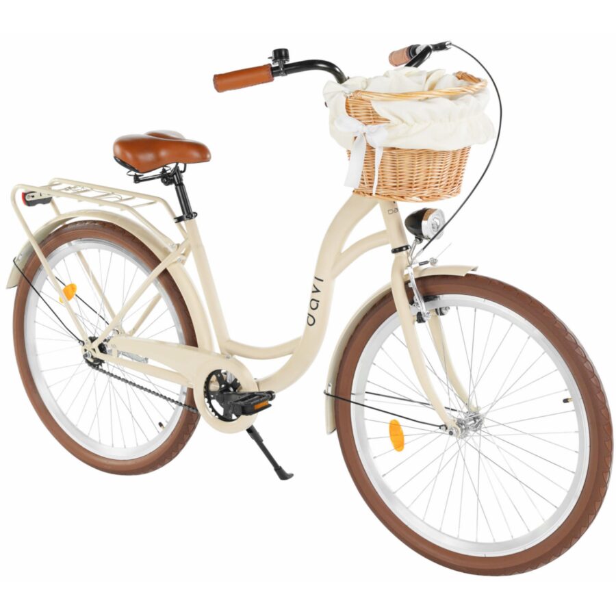 bicicleta oras davi lila 1 viteza, 26", 155 180 cm, maro cafeniu