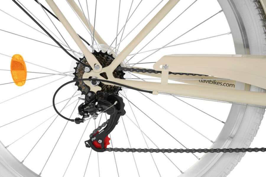 Detaliu sistem transmisie bicicletă