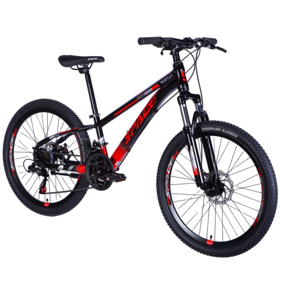 bicicleta copii mercury aluminiu, 24", 130 160 cm, 21 viteze, negru/rose