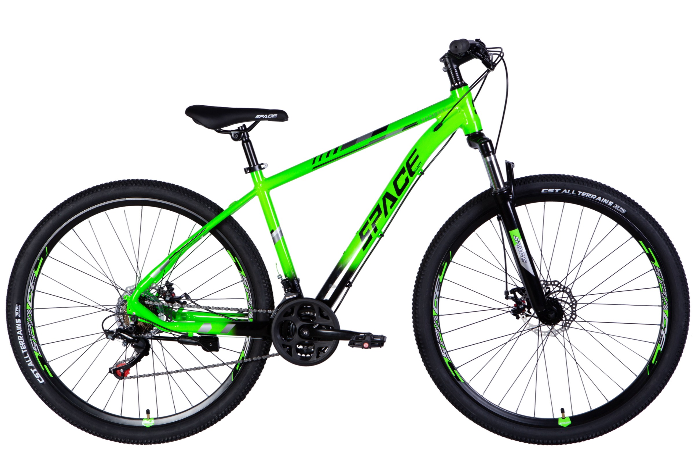 Bicicleta MTB Mercury Aluminiu, 29", 170-195 cm, 21 viteze, Verde