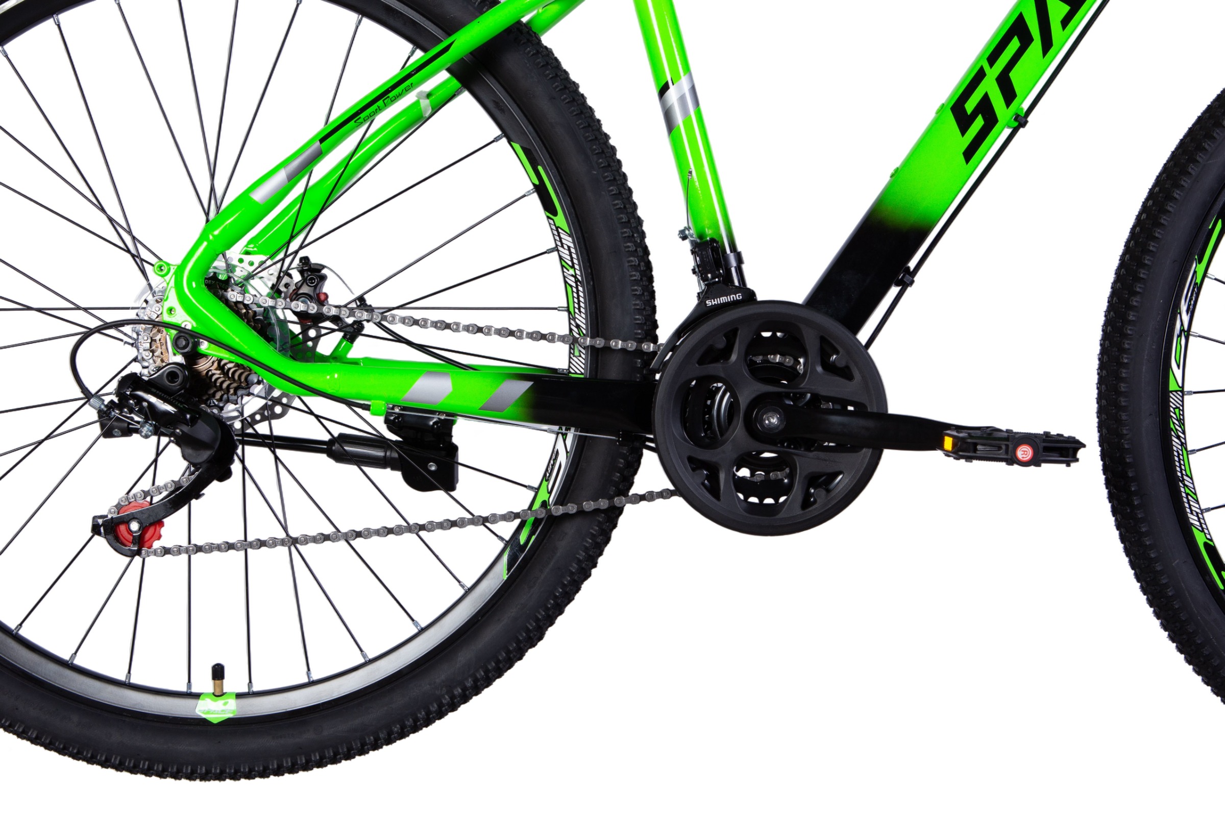 Bicicleta MTB Mercury Aluminiu, 29", 170-195 cm, 21 viteze, Verde - imagine 6