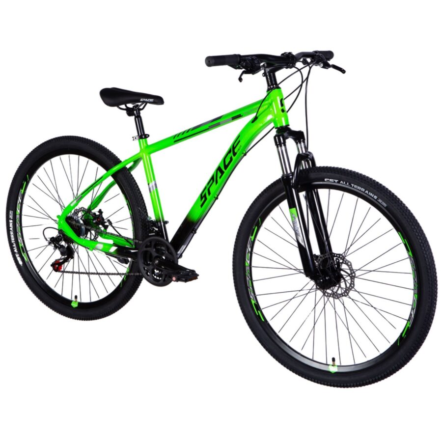 bicicleta mtb mercury aluminiu, 29", 170 195 cm, 21 viteze, verde