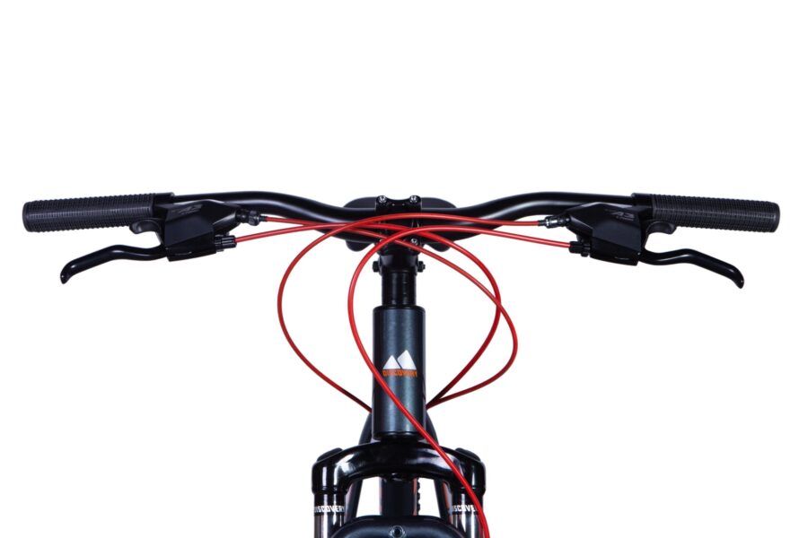 Ghidon de bicicletă cu cabluri roșii