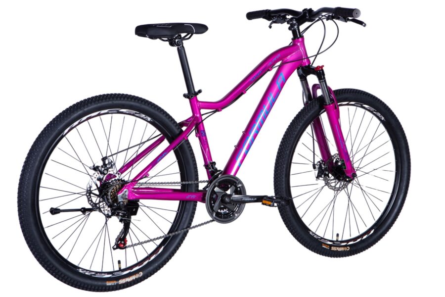 Bicicletă de munte roz modernă