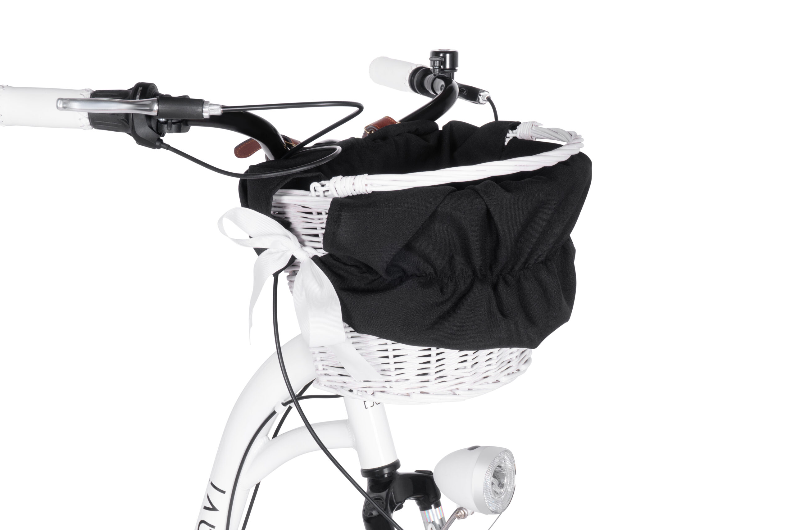 Bicicleta dama Davi Maria Aluminiu, 28", 160-185 cm, 7 viteze, Alb - imagine 8