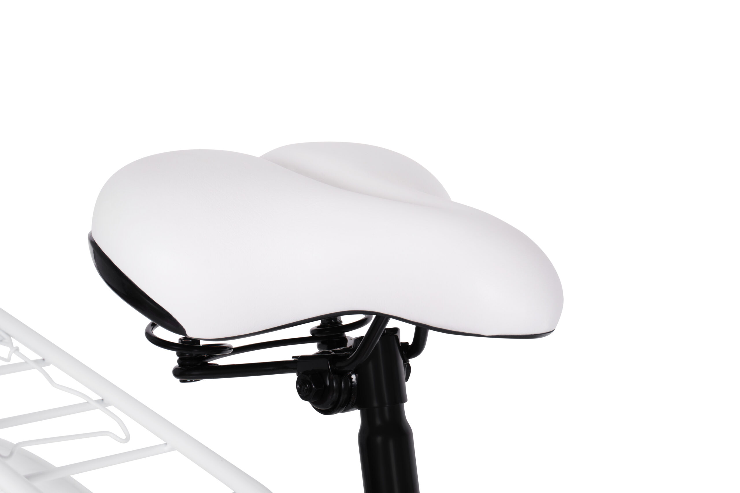 Bicicleta dama Davi Maria Aluminiu, 28", 160-185 cm, 7 viteze, Alb - imagine 6