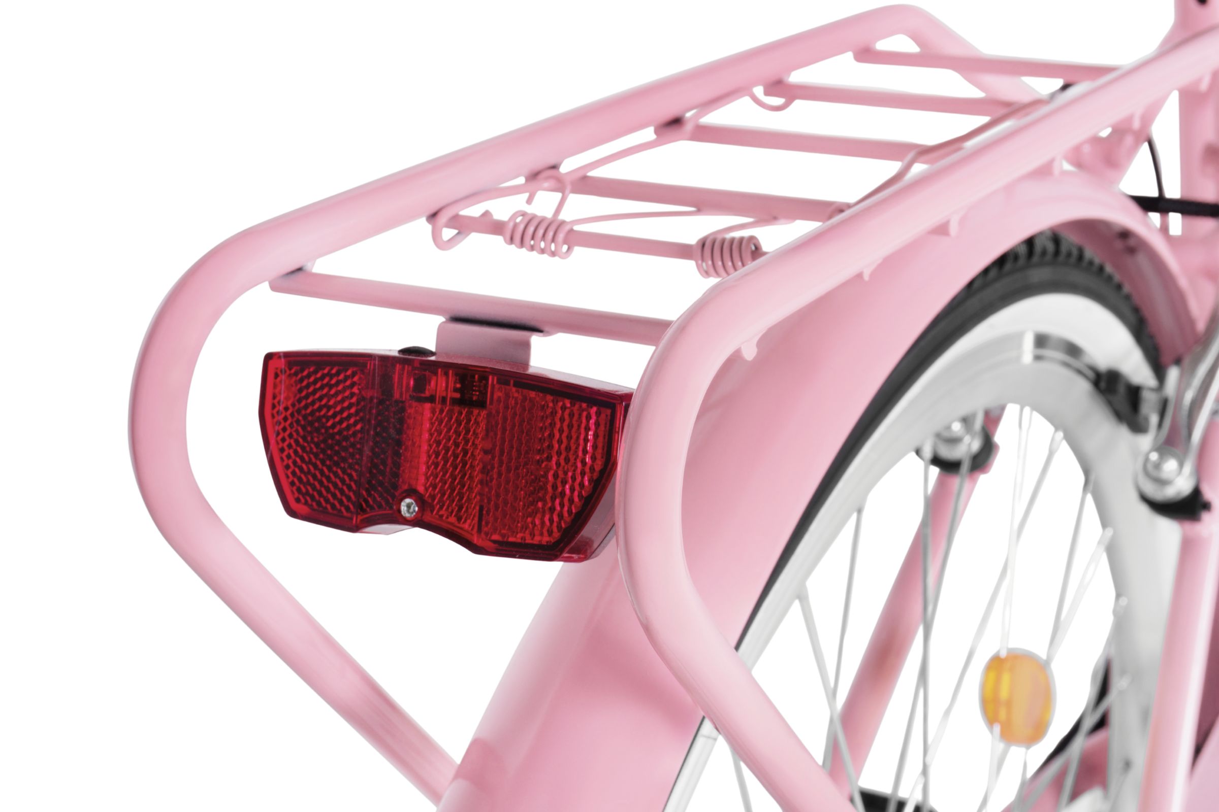 bicicleta dama davi maria aluminiu, 28", 160 185 cm, 7 viteze, roz