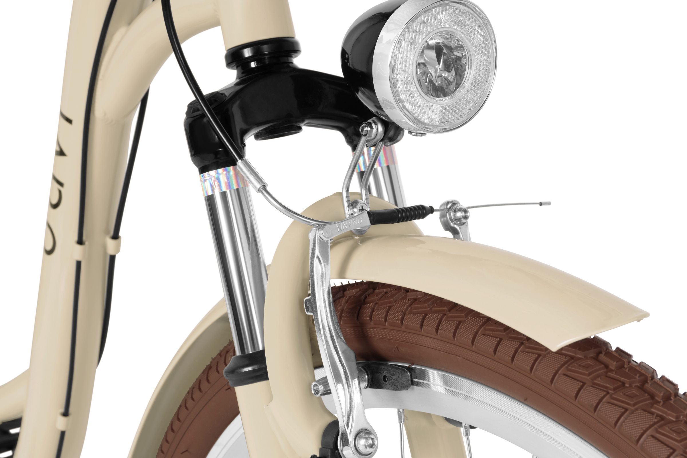 Bicicleta dama Davi Maria Aluminiu, 28", 160-185 cm, 7 viteze, Maro Cafeniu - imagine 9