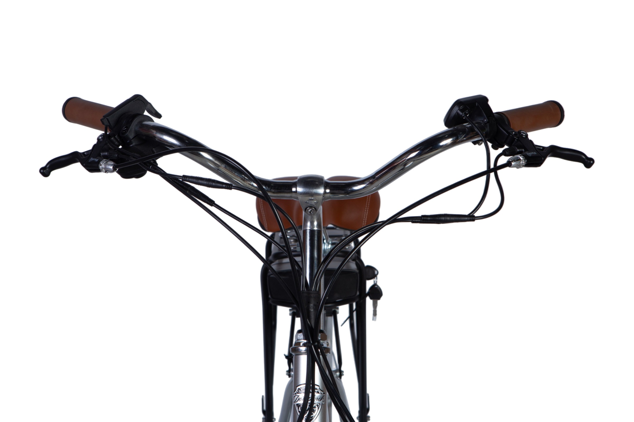 Bicicleta electrică Ruby, Aluminium, 26", 7 viteze, 150-175 cm, 250V, 50 km, Argint - imagine 4