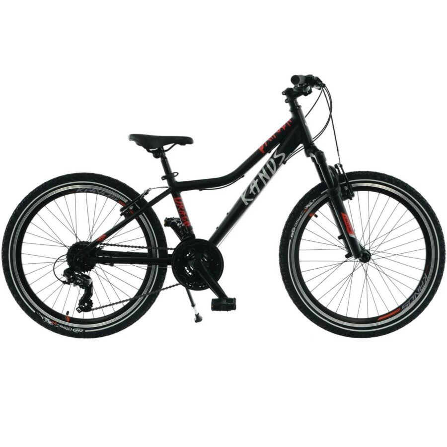 bicicleta kands dragon 24'', 130 165 cm, negru