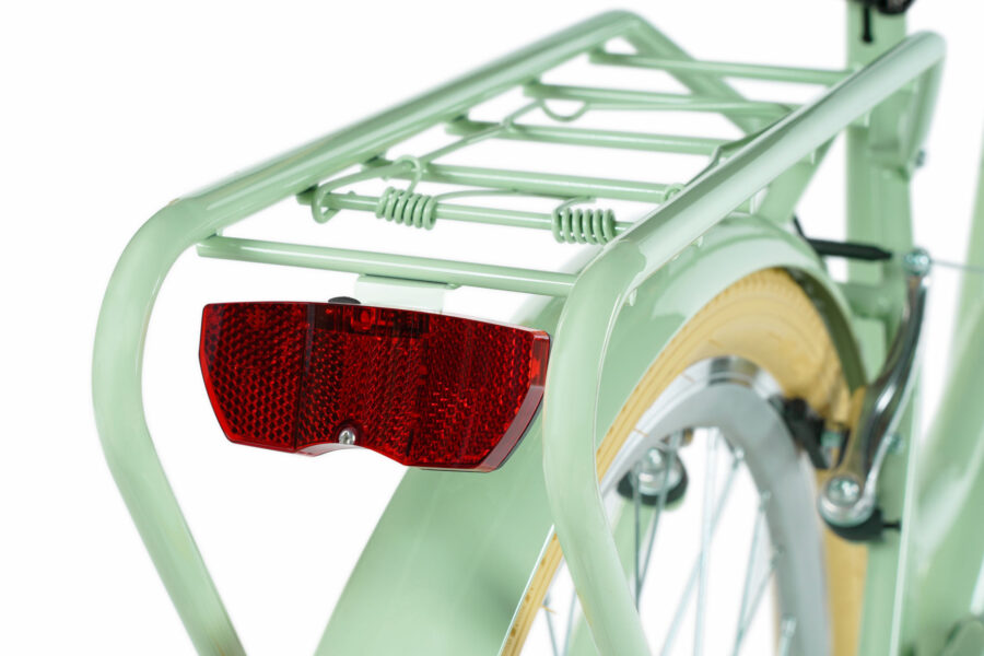 Lumină roșie pe suportul de bicicletă