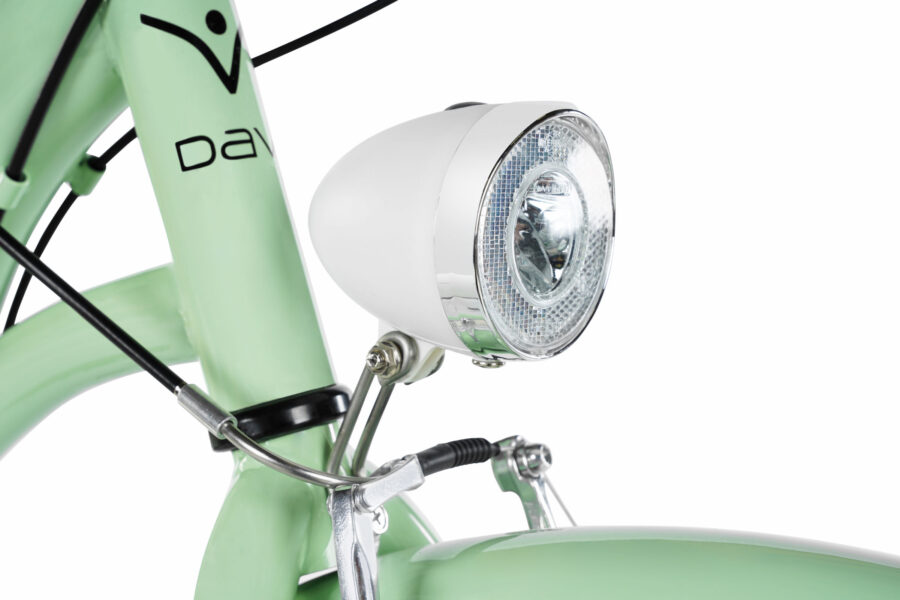 Far bicicleta verde mint.