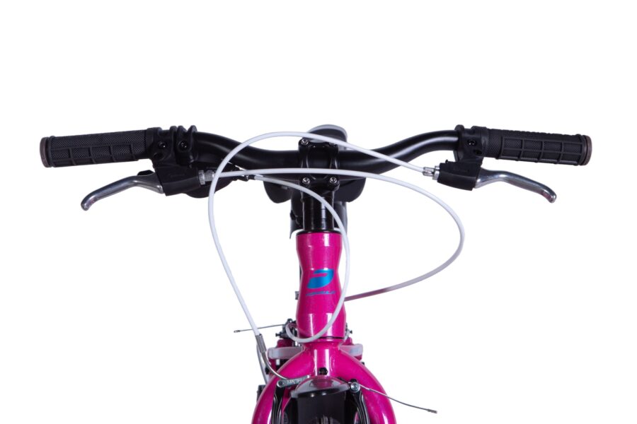 Mâneci de bicicletă roz cu frâne