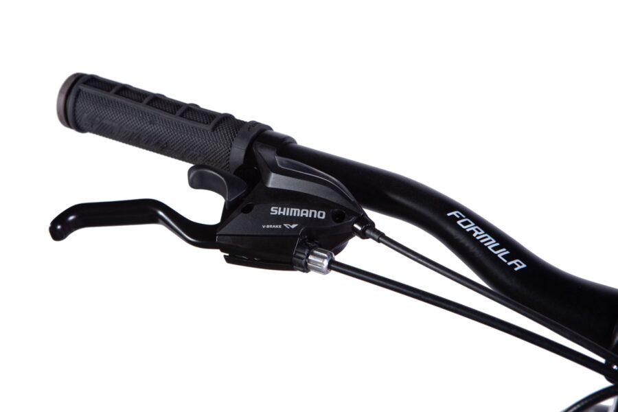 Maneta de frână Shimano pe ghidon de bicicletă