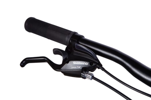 Manetă frână Shimano pe ghidon bicicletă