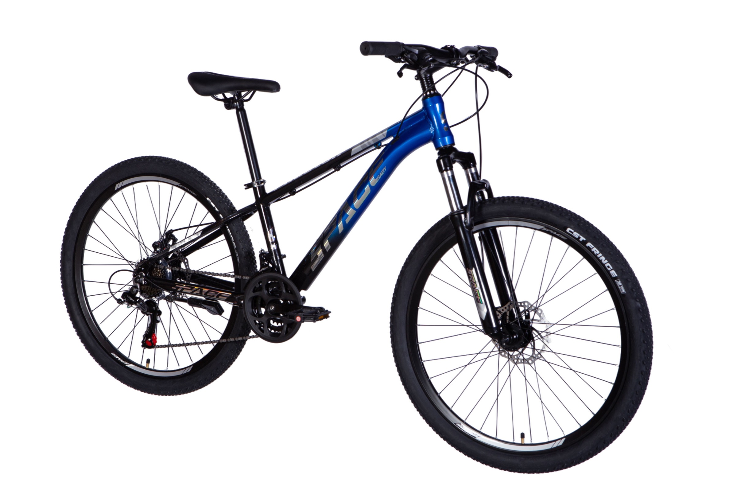 Bicicletă montană albastră și neagră pentru off-road