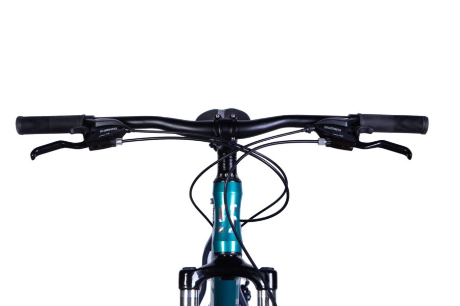 Ghidon de bicicletă cu manete Shimano.