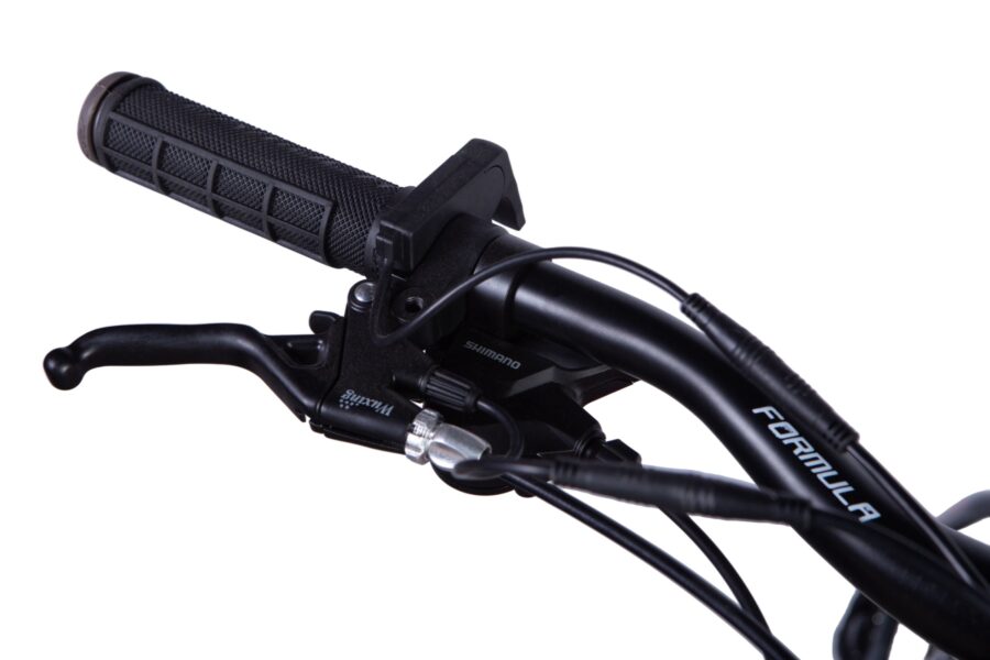 Maner de bicicletă cu detalii tehnice